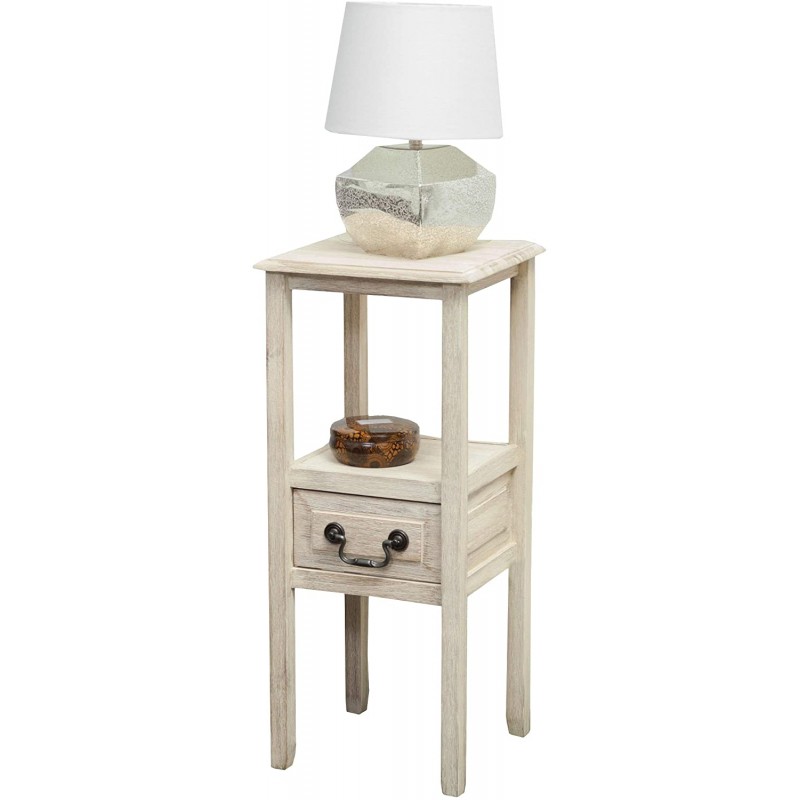 Christopher Knight Home Mesa decorativa de madera de acacia Rivera, niebla matutina cepillada