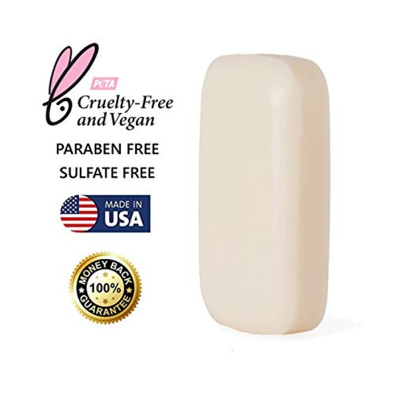 Colección de jabón en barra hidratante para el cuerpo, 6 piezas de O Naturals. Jabón de manos, jabón para el acné Ingredientes orgánicos 100% naturales y aceites esenciales terapéuticos. 