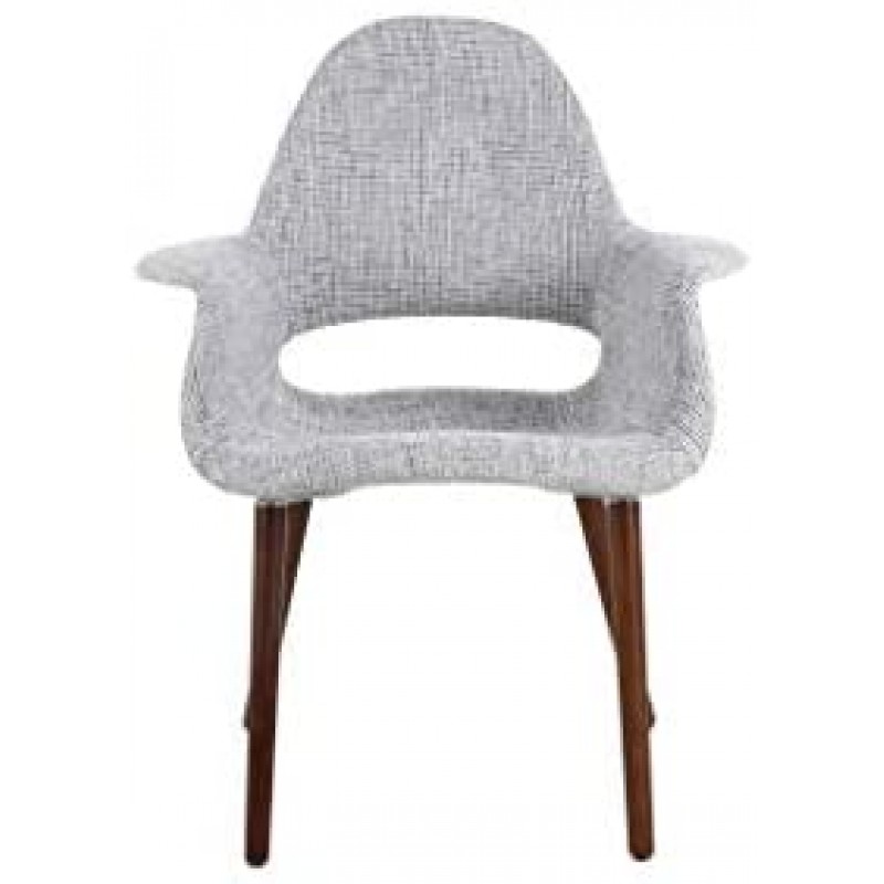 Phoenix Home Chinook - Sillón con tapicería de tela de sarga estampada, juego de 2, gris invierno