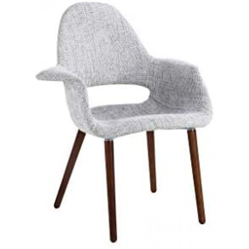 Phoenix Home Chinook - Sillón con tapicería de tela de sarga estampada, juego de 2, gris invierno