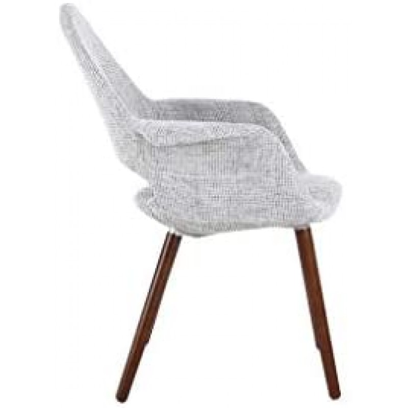 Phoenix Home Chinook - Sillón con tapicería de tela de sarga estampada, juego de 2, gris invierno