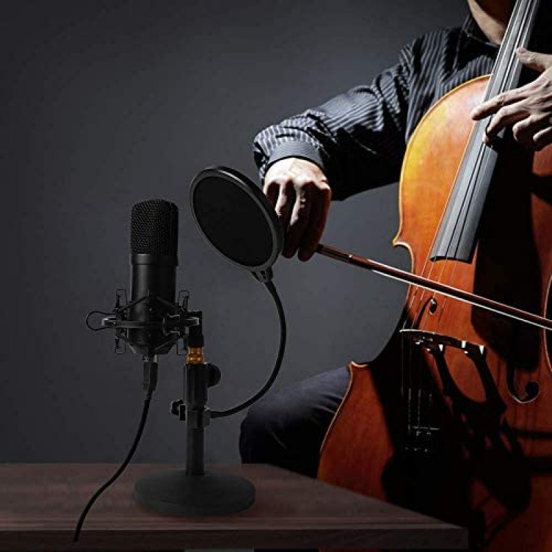 Kit de micrófono USB 192KHZ/24BIT MAONO AU-A04T PC Condensador Podcast Streaming Micrófono cardioide Plug & Play para computadora, YouTube, grabación de juegos