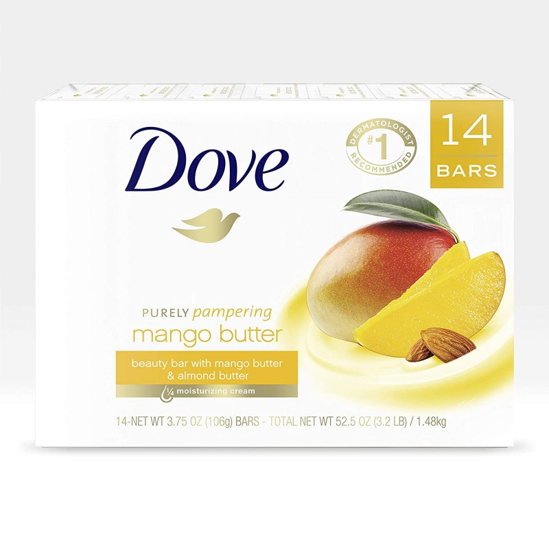 Dove Beauty Bar para hidratar la piel seca con man...