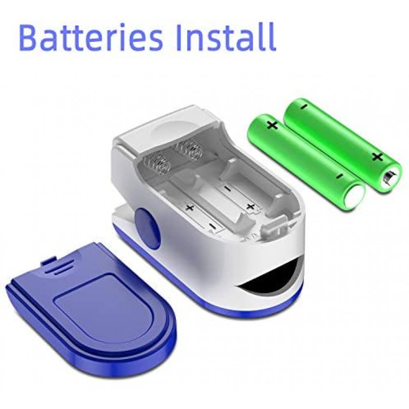 Oxímetro de pulso yema del dedo, monitor de saturación de oxígeno en sangre yema del dedo, medidor de oxígeno en sangre oxímetro de dedo con pulso, monitor de O2 dedo para oxígeno