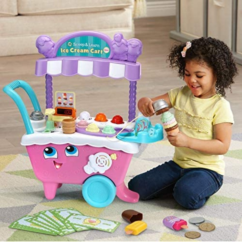 Carrito de helados LeapFrog Scoop and Learn Deluxe (embalaje sin frustraciones)