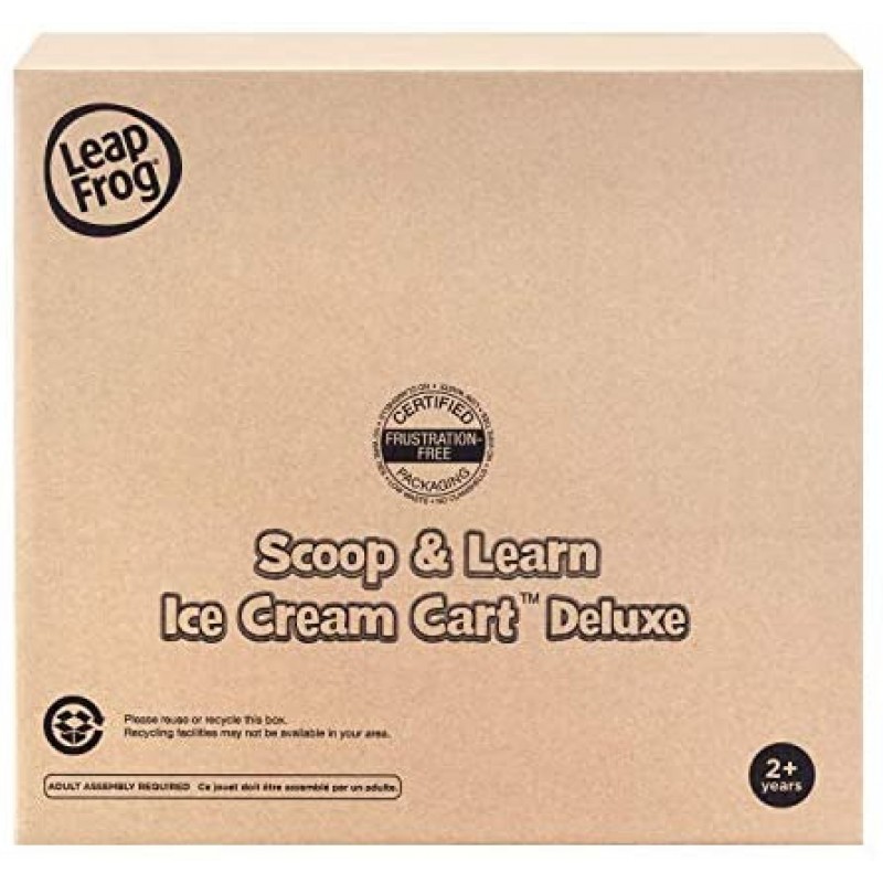 Carrito de helados LeapFrog Scoop and Learn Deluxe (embalaje sin frustraciones)