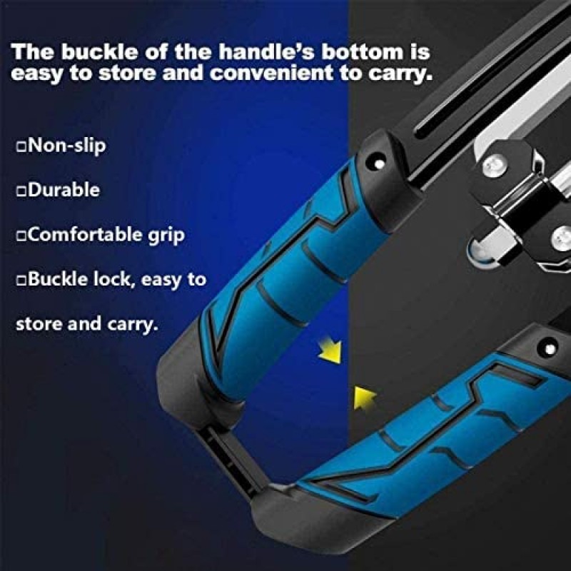 unhg Ejercitador de brazo giratorio de potencia hidráulica ajustable, 22-440 libras, expansor de pecho para el hogar, entrenamiento muscular de hombros, equipo de ejercicios, fortalecedor de ejercicio mejorado, barra de agarre, constructor abdominal