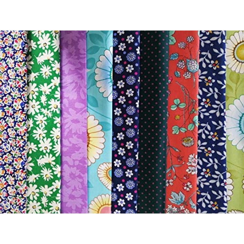 4 "x 4" (10 x 10 cm) 200 piezas 100% tela de algodón precortada, paquetes de tela cuadrados para coser colchas, agarraderas, bricolaje y acolchar principiantes