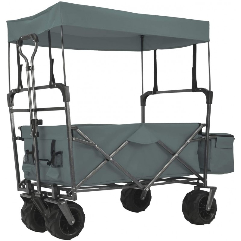 EXTEC Cochecito plegable con dosel para deportes a...