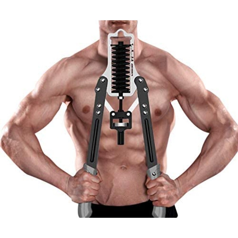 DIBALA Ejercitador de Antebrazo con Resistencia Ajustable, expansor de Pecho en casa, Entrenamiento Muscular de Hombro, Equipo de Ejercicios, Ejercicio Mejorado para Brazos, Entrenamiento de Fuerza, máx.