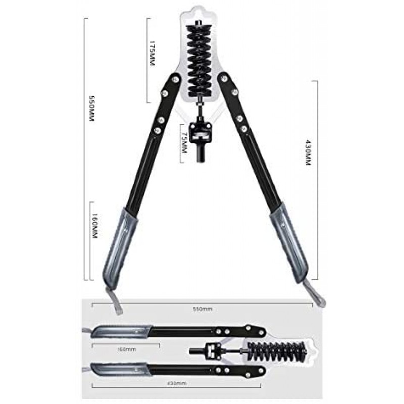 DIBALA Ejercitador de Antebrazo con Resistencia Ajustable, expansor de Pecho en casa, Entrenamiento Muscular de Hombro, Equipo de Ejercicios, Ejercicio Mejorado para Brazos, Entrenamiento de Fuerza, máx.