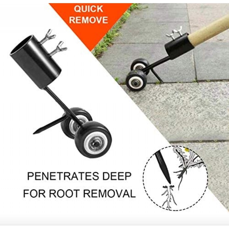 Herramienta extractora de malas hierbas para grietas y hendiduras Herramienta de desmalezado Extractor de malas hierbas Ayudante para el hogar Herramientas de jardín Levantarse Manual Weeder Herramienta manual-Gancho curvo