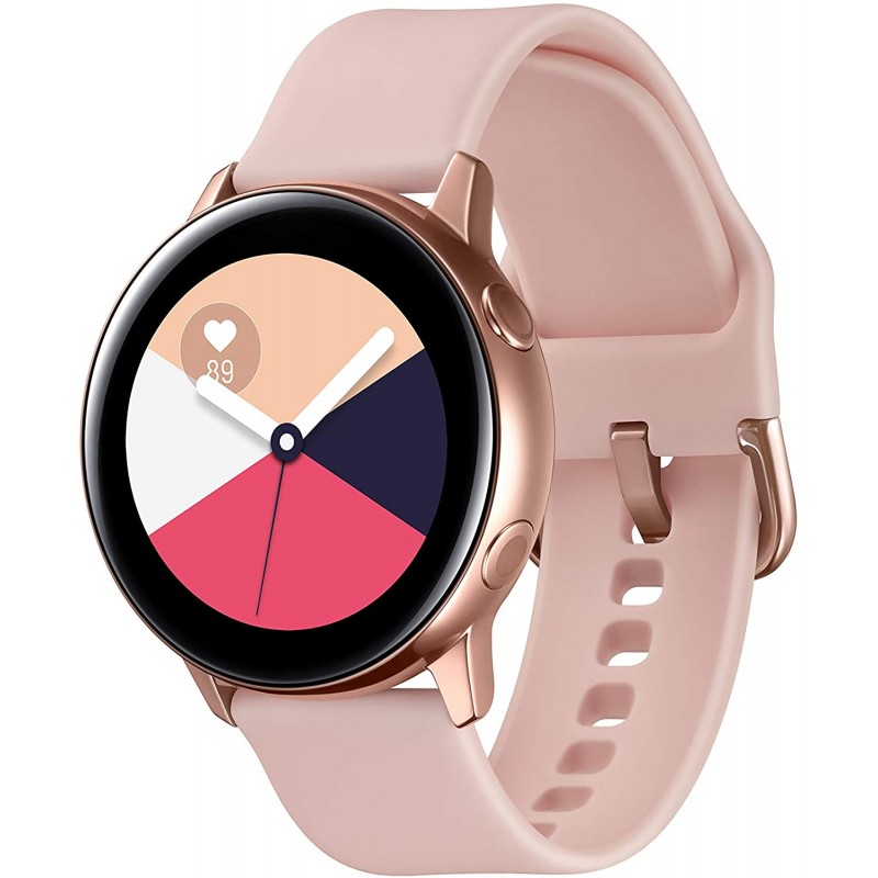 Reloj inteligente Samsung Galaxy Watch Active (40 mm, GPS, Bluetooth) con seguimiento de actividad física y análisis del sueño - Oro rosa (versión de EE. UU.)