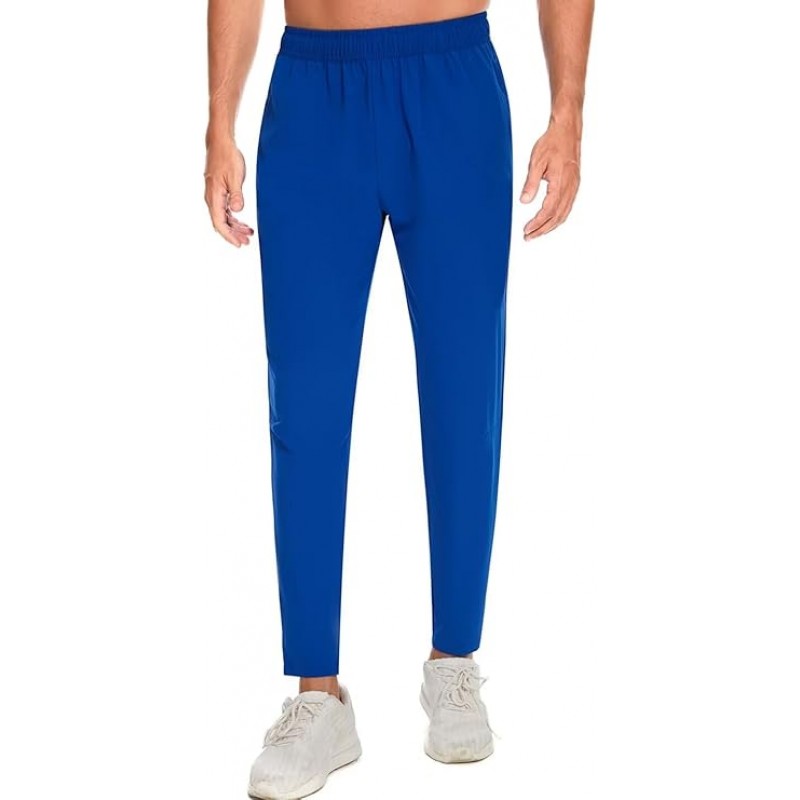 Pdbokew Pantalones Tapered Jogger para hombre Pantalones ligeros transpirables de secado rápido