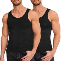 COOFANDY Hombres 2 Pack Camisa de Compresión Adel...