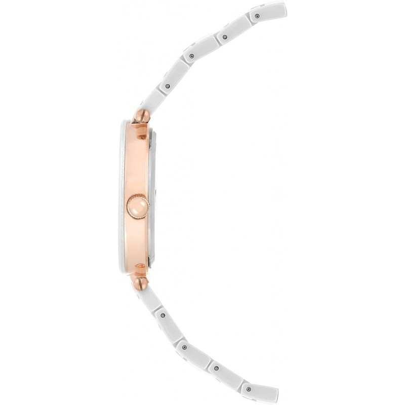 Anne Klein Women's Genuine Diamond Dial Bracelet Pulsera de brazalete de cerámica