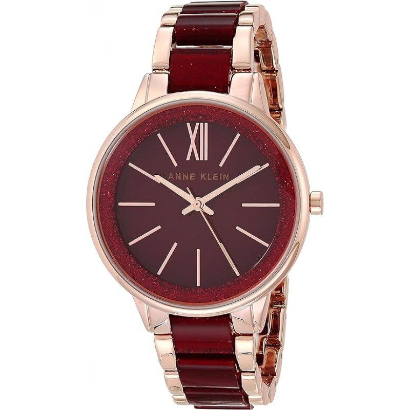 Reloj de pulsera de resina femenina de Anne Klein