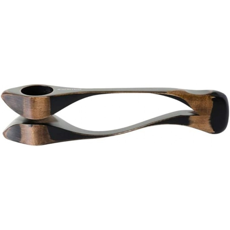 Instrumento de percusión de cucharas musicales Heritage, madera de arce canadiense hecha a mano, sonido folk de madera natural, gran regalo para adultos y niños con cualquier experiencia musical, grande y negro