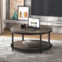 NSdirect Mesa de centro redonda de 36 pulgadas, su...