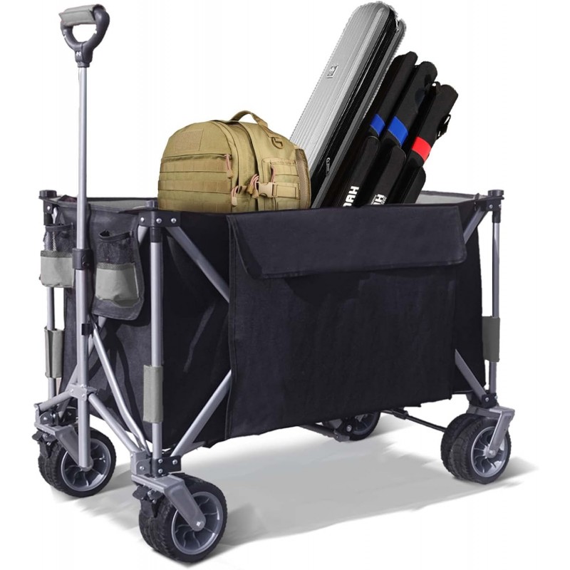 Carro plegable extra grande, carro plegable con ca...