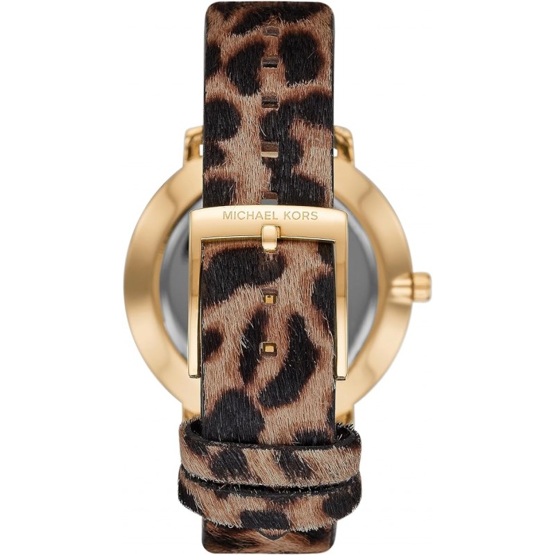 Reloj Michael Kors Pyper para mujer, reloj de acero inoxidable para mujer con correa de acero, cuero o silicona