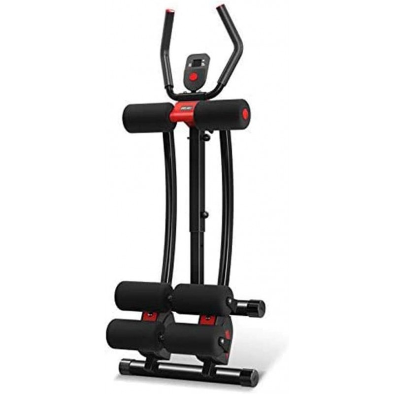 Máquina de abdominales, equipo de entrenamiento de abdominales para gimnasio en casa, entrenador de abdominales de altura ajustable, equipo de ejercicios plegable.