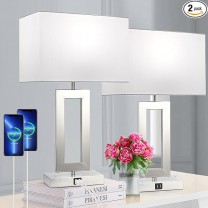 Juego de 2 lámparas de 22 pulgadas para dormitori...