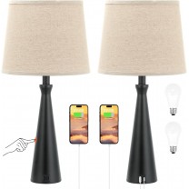 Acaxin Lámparas de noche para dormitorio, juego d...